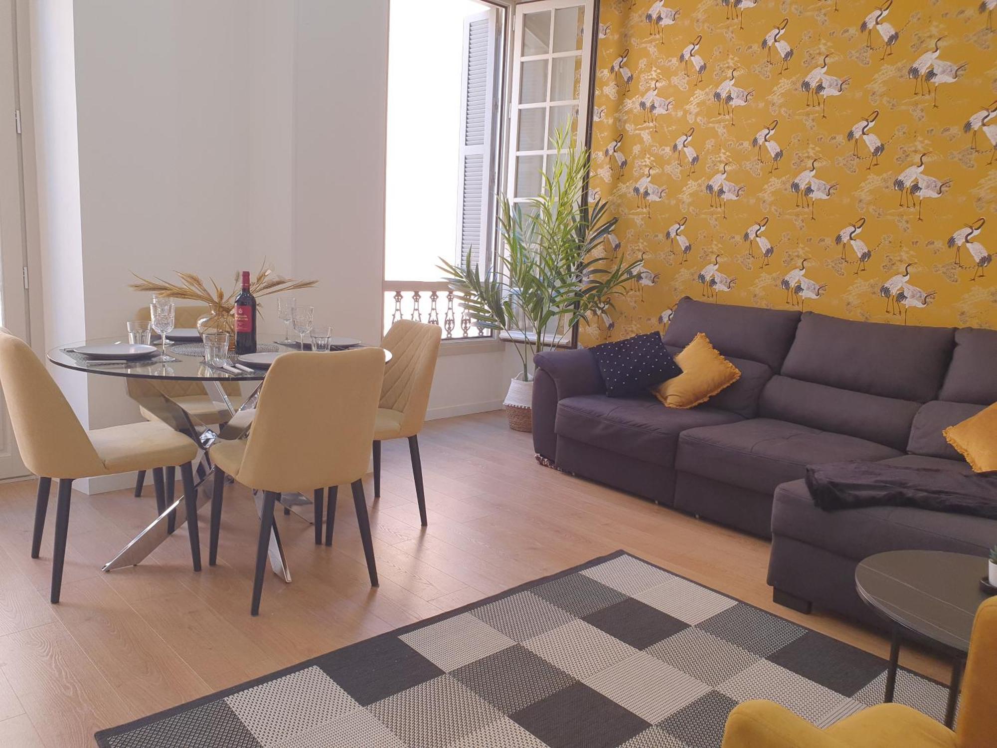 Beautiful Historic Center Apt! Malaga Bagian luar foto